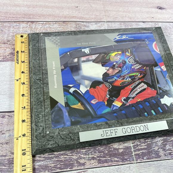 VTG Jeff Gordon #24 Racing NASCAR Upper Deck Oversized Card 13x10” Wall Plaque - Picture 12 of 13